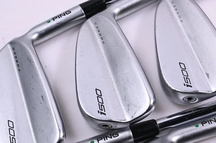 Ping i500 Irons / 5-PW / Green Dot / Stiff Flex Ping AWT 2.0 Shafts