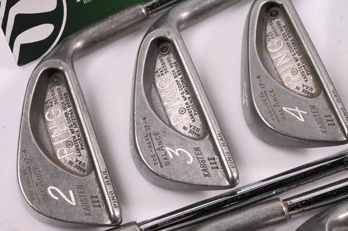 Ping Karsten III Irons / 2-PW+SW / Black Dot / Regular Flex Ping ZZ Lite