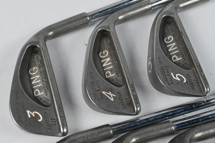 Ping Karsten III Irons / 3-9i / Black Dot / Stiff Flex Ping Karsten Shafts