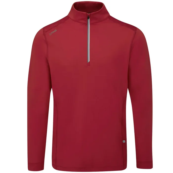 Ping Latham 1/2 Zip Pullover – Rich Red
