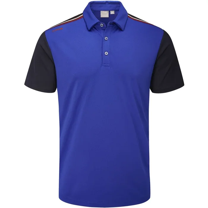 Ping Malvern Polo Shirt – Blue Surf/Navy