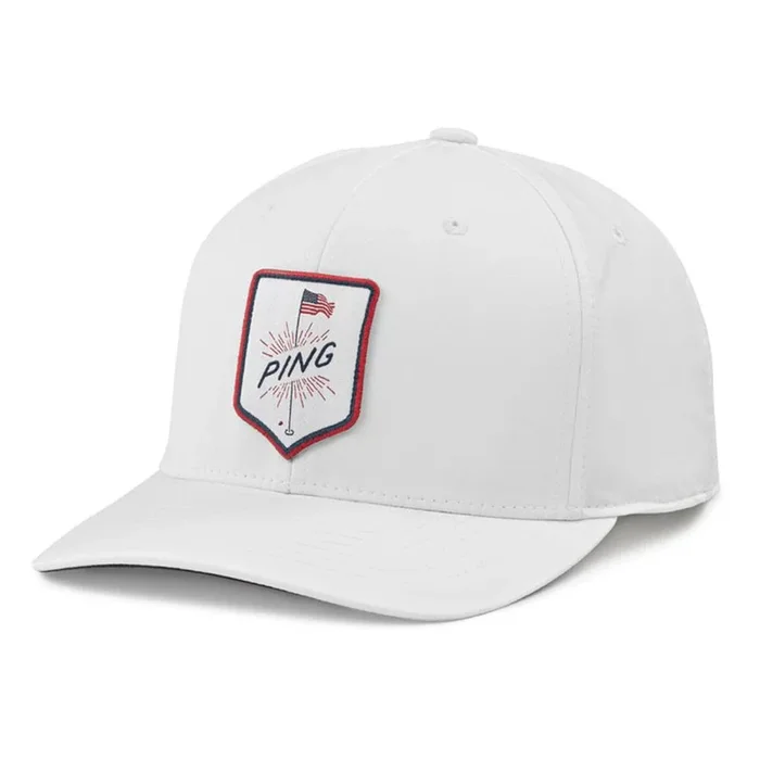 PING Old Glory Golf Cap White – 24 Men