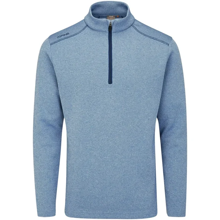 Ping Ramsey 1/4 Zip Midlayer – Stone Blue Marl