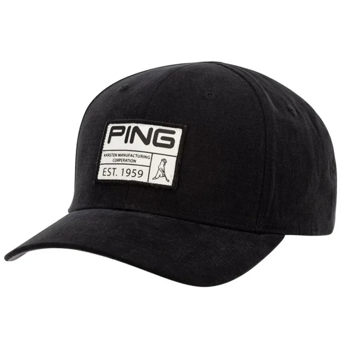 Ping Vintage Patch Cap – Black