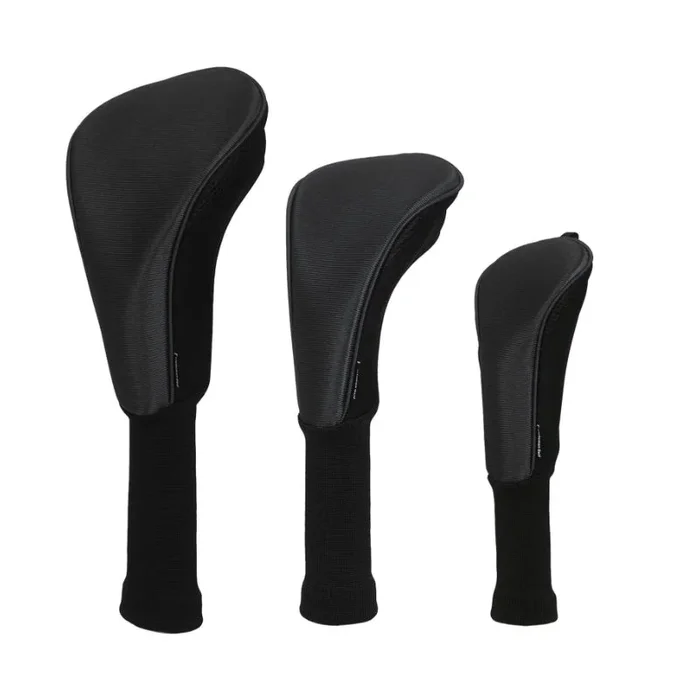 Plain Color Meshy Neoprene Golf Headcover 3pcs/Set