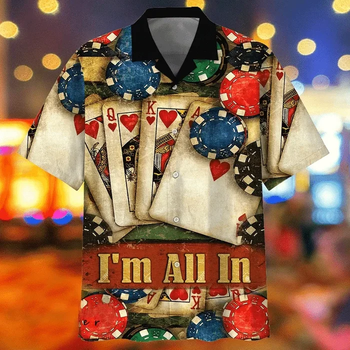 Poker Player Hawaiian Shirt For Men Women- For men and women – Fanshubus – Fanshubus.com