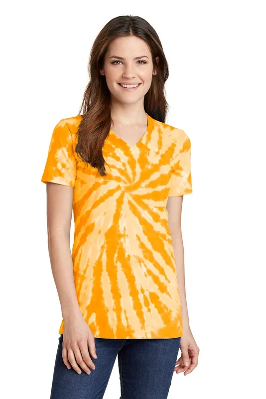 Port & Company – Women’s Tie-Dye V-Neck Tee