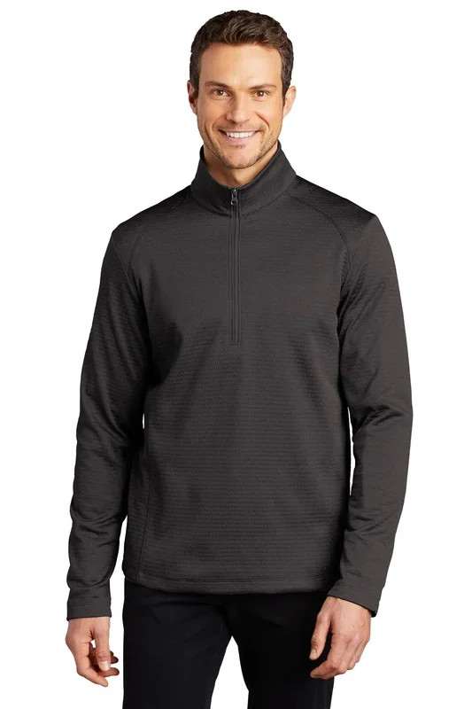 Port Authority Men’s Diamond Heather Fleece 1/4-Zip Pullover F248
