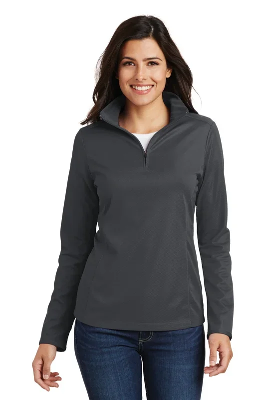 Port Authority Women’s Pinpoint Mesh 1/2-Zip . L806