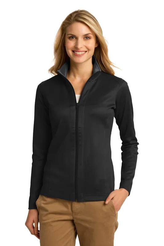 Port Authority Women’s Vertical Texture Full-Zip Jacket. L805