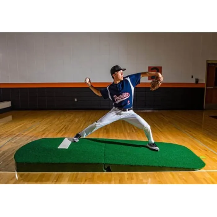 Portolite TPM1150 High School Standard Two-Piece Baseball Practice Pitching Mound – 10″H x 10’6″L x 4’W