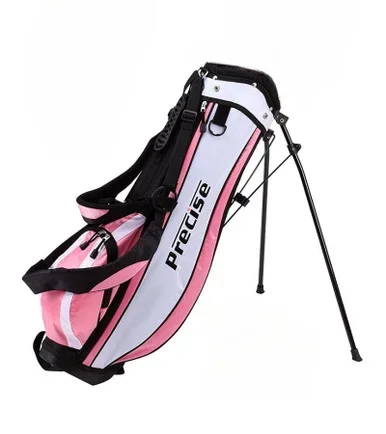 Precise X7 Girls Golf Bag Ages 6-8 Pink (Bag Height 26.5″)
