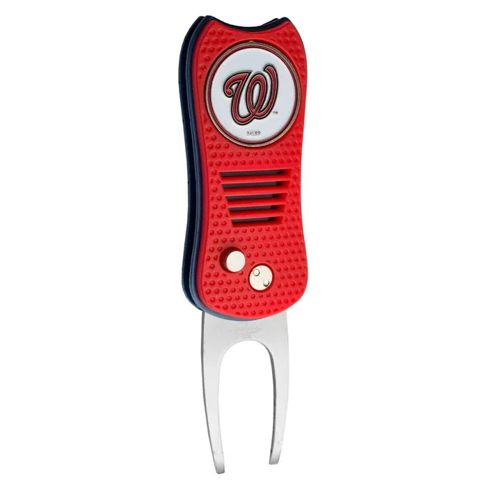 Premium Washington Nationals MLB Switchblade Golf Divot Tool