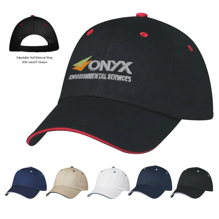 Price Buster Sandwich Golf Cap Embroidered with Your Logo
