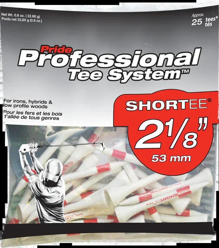 Pride Professional Tee System 2 1/8″ 25 pack