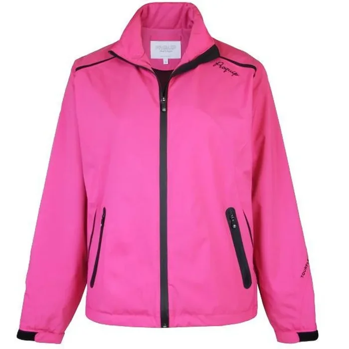 ProQuip Ladies Tourflex 360 Grace Waterproof Jacket – Pink/Black