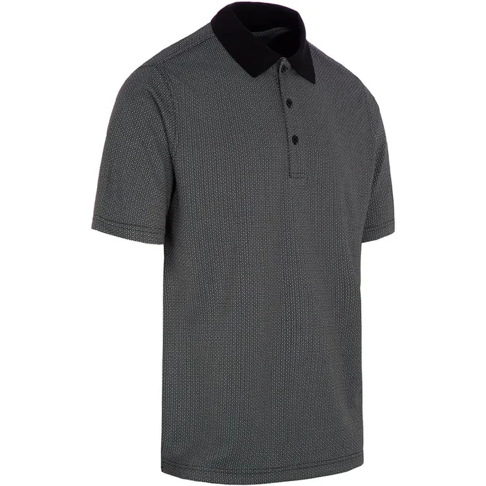 ProQuip Pro Tech Double Jacquard Polo Shirt – Black