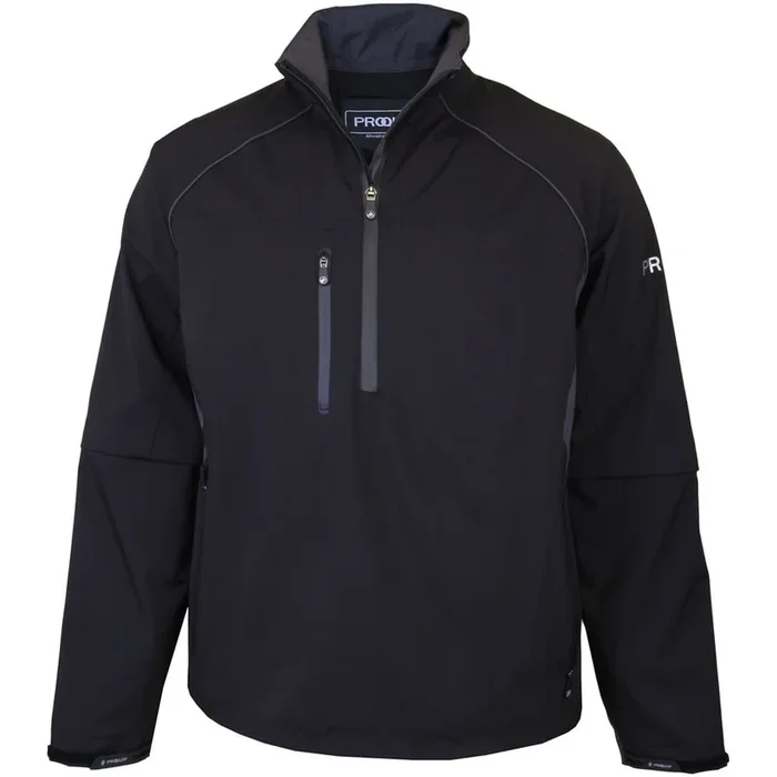 Proquip Tourflex 360 Elite 1/2 Zip Waterproof Jacket – Black/Iron Grey