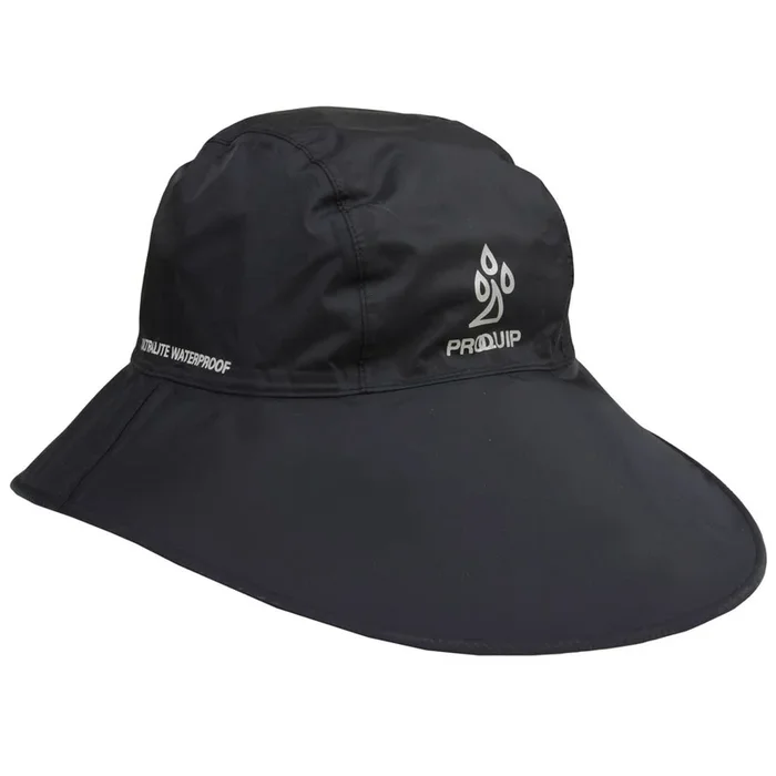 ProQuip Waterproof Bucket Hat – Black