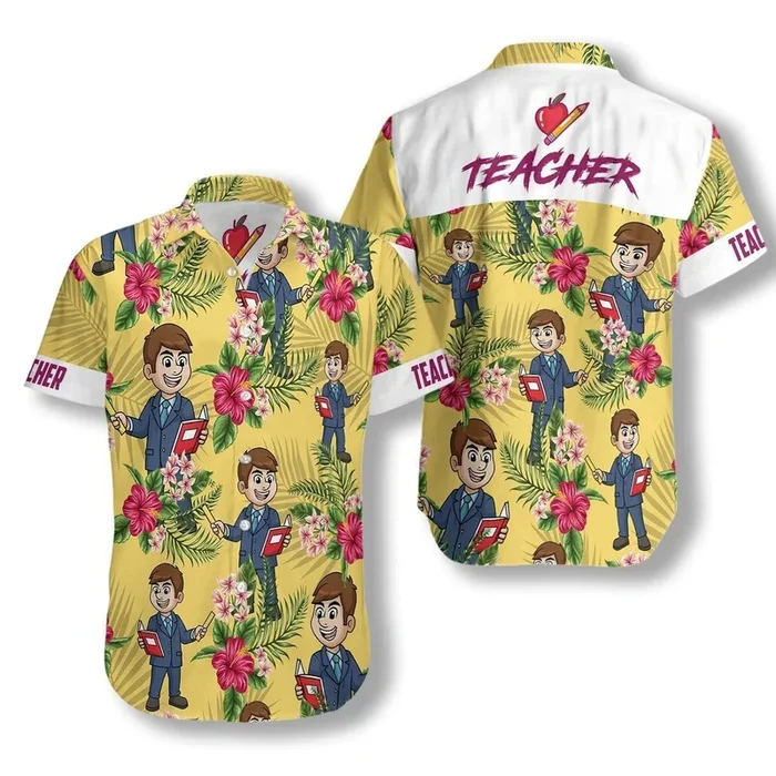 Proud Teacher 2108 Hawaiian Shirt . – Fanshubus.com