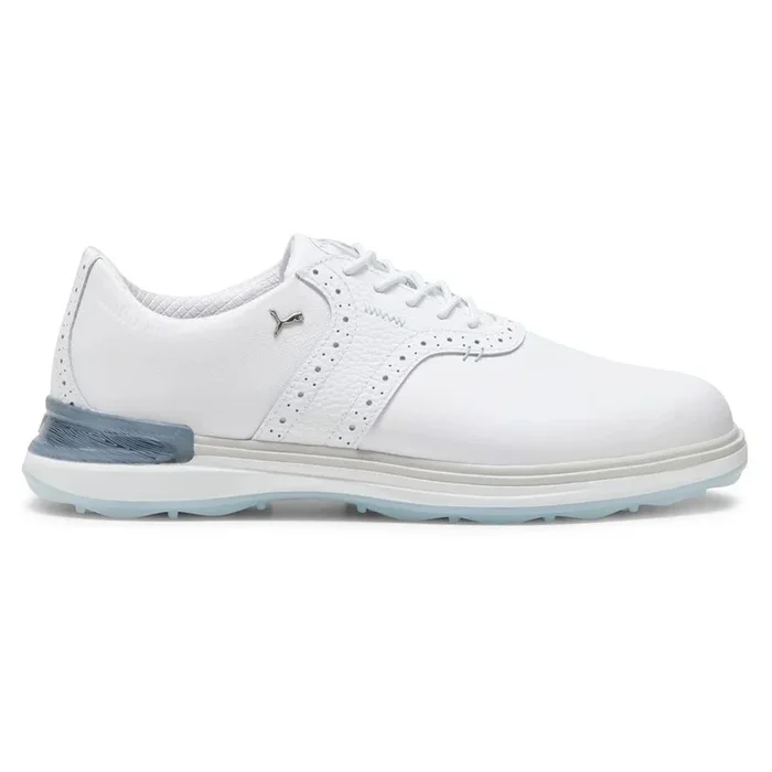 PUMA Avant Spikeless Golf Shoes White/Ash Gray/Icy Blue – 24 Men