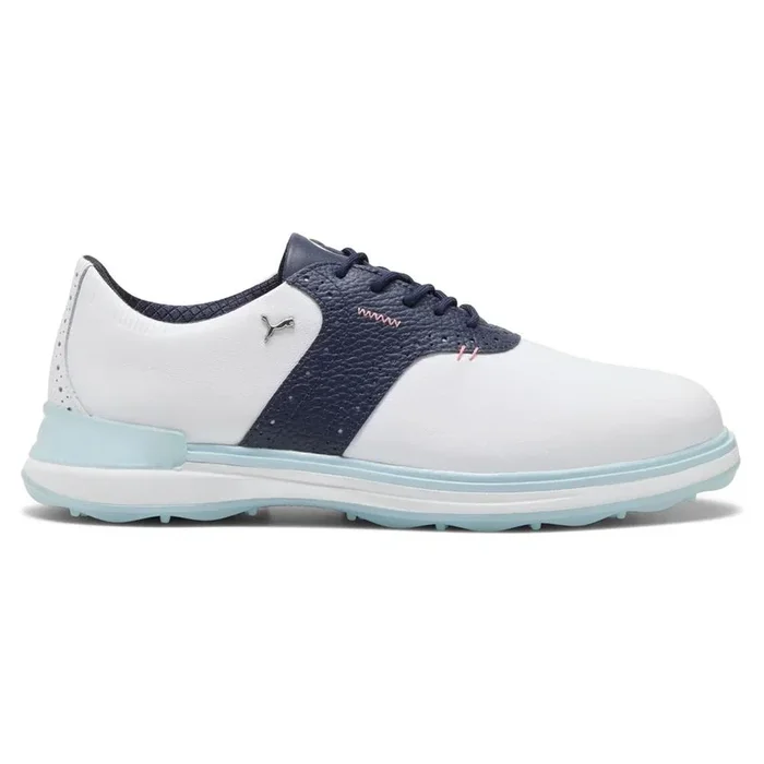 PUMA Avant Spikeless Golf Shoes White/Deep Navy – 24 Men