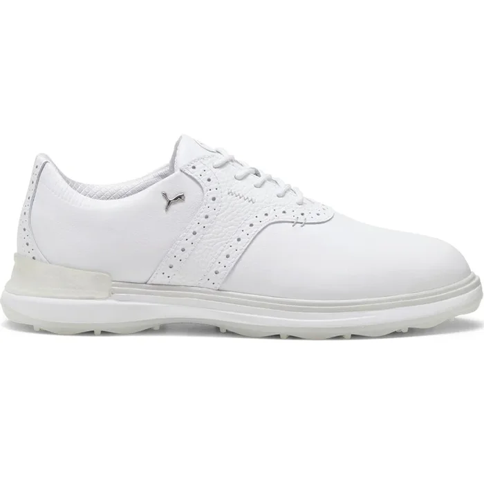 Puma Avant Spikeless Waterproof Shoes – White/Ash Gray/White