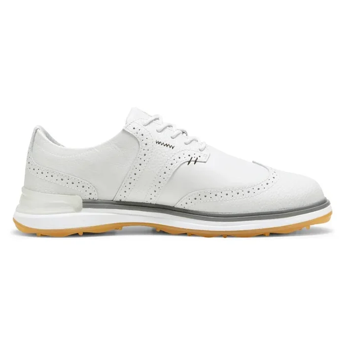 PUMA Avant Wingtip Spikeless Golf Shoes Feather Gray/Slate Gray – 24 Men