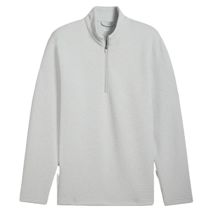 PUMA Boulder 1/4 Zip Golf Pullover Ash Gray – SS25 Men