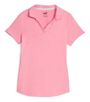 Puma CLOUDSPUN Coast Golf Polo Girls Strawberry Burst