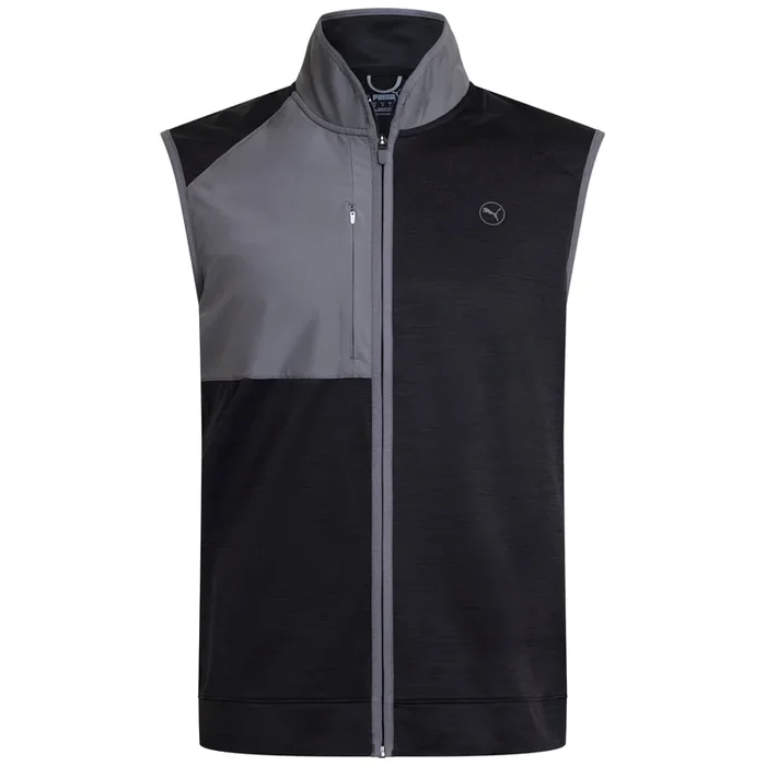 Puma Cloudspun Gilet – Black Heather/Slate Sky