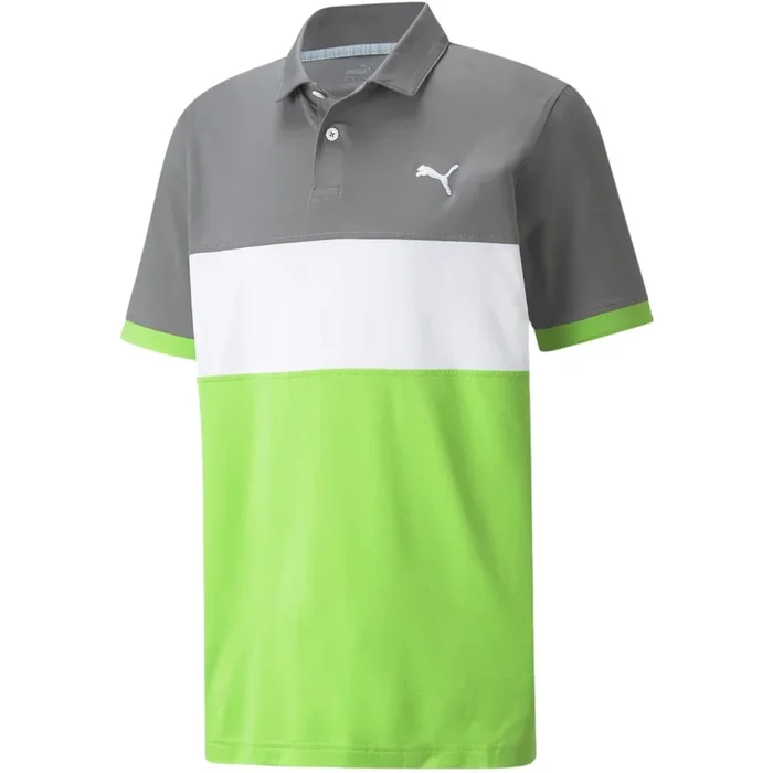 Puma Cloudspun Highway Polo Shirt – Quiet Shade/Greenery