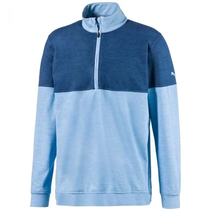 Puma Cloudspun Warm Up 1/4 Zip Pullover – Blue Bell