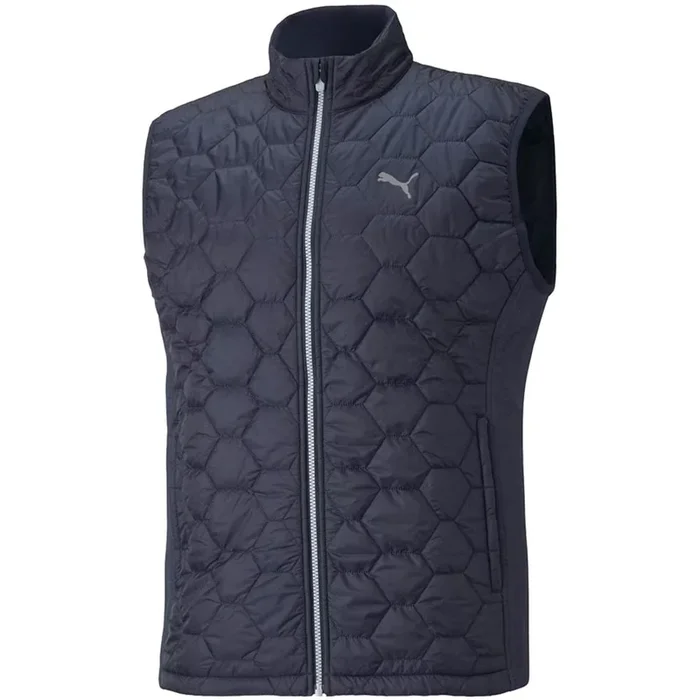 Puma Cloudspun WRMLBL Vest Jacket – Navy Blazer