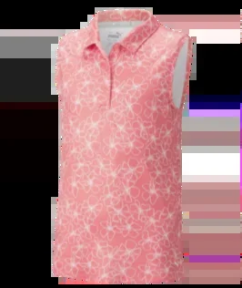 Puma Golf Girls CLOUDSPUN Island Sleeveless Polo Loveable