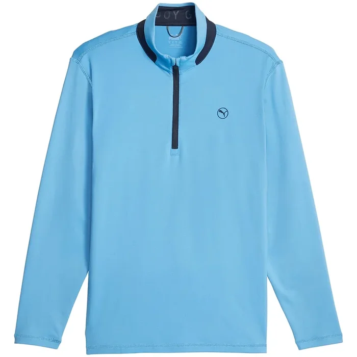 Puma Lightweight 1/4 Zip Pullover – Regal Blue/Navy Blazer