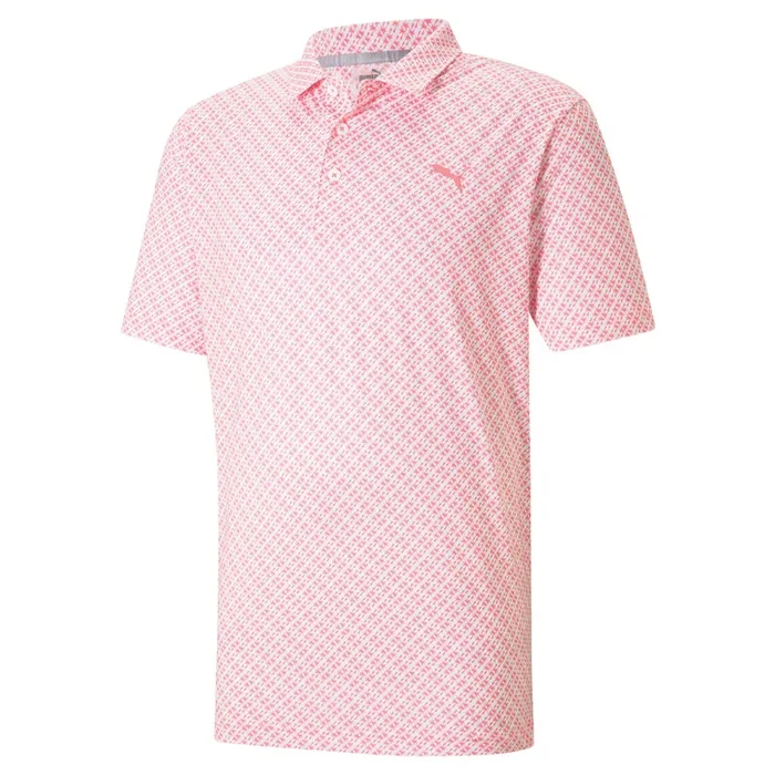 Puma MATTR Leucadia Polo Shirt – Georgia Peach/Bright White