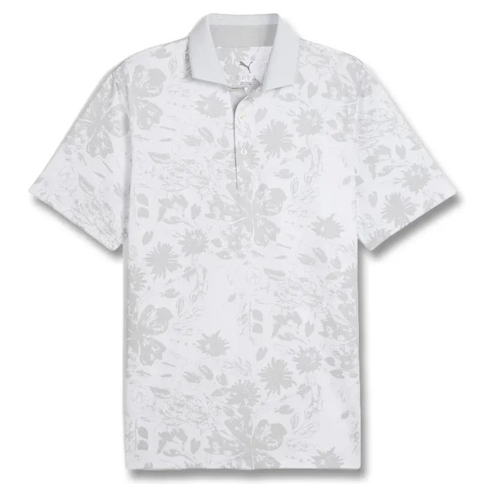 PUMA MATTR Rose Golf Polo White – SS25 Men
