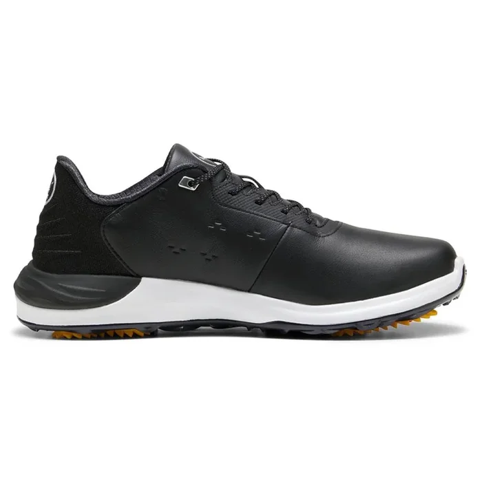 PUMA Phantomcat Nitro Golf Shoes Black/Silver/Yellow Sizzle – 24 Men