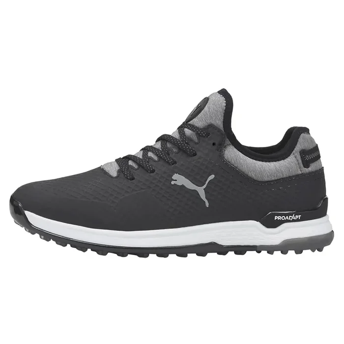 PUMA PROADAPT Alphacat Spikeless Golf Shoes Black/Silver/Quiet Shade – 23 Men