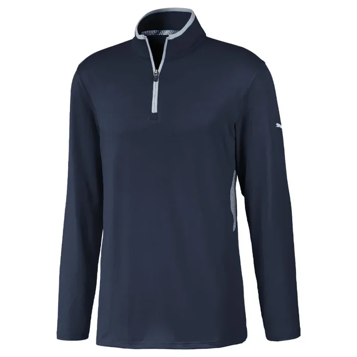 Puma Rotation 1/4 Zip Sweater – Navy Blazer
