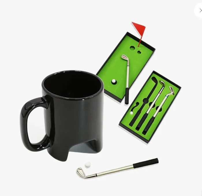 Putter Cup Golfer’s Mug Kit – Funny Golf Coffee Mug Gift