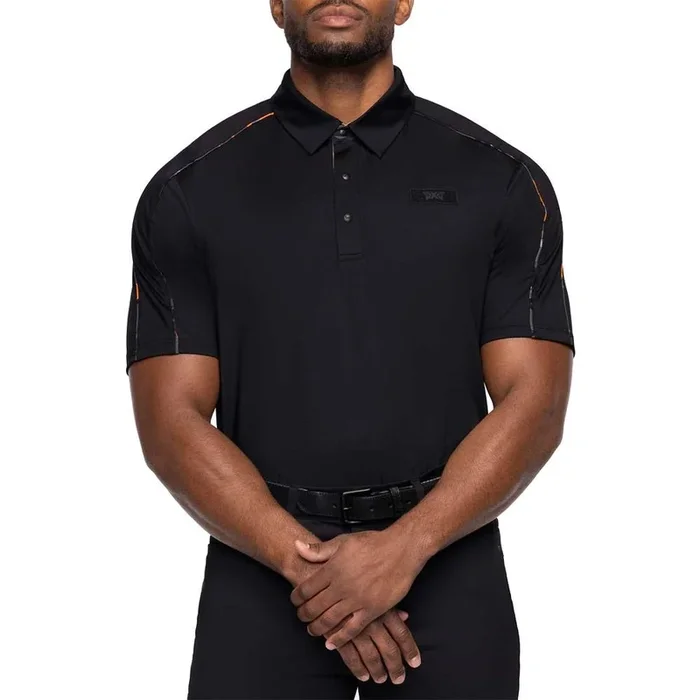PXG Comfort Fit BP Fairway Camo Panel Golf Polo Black – 23 Men