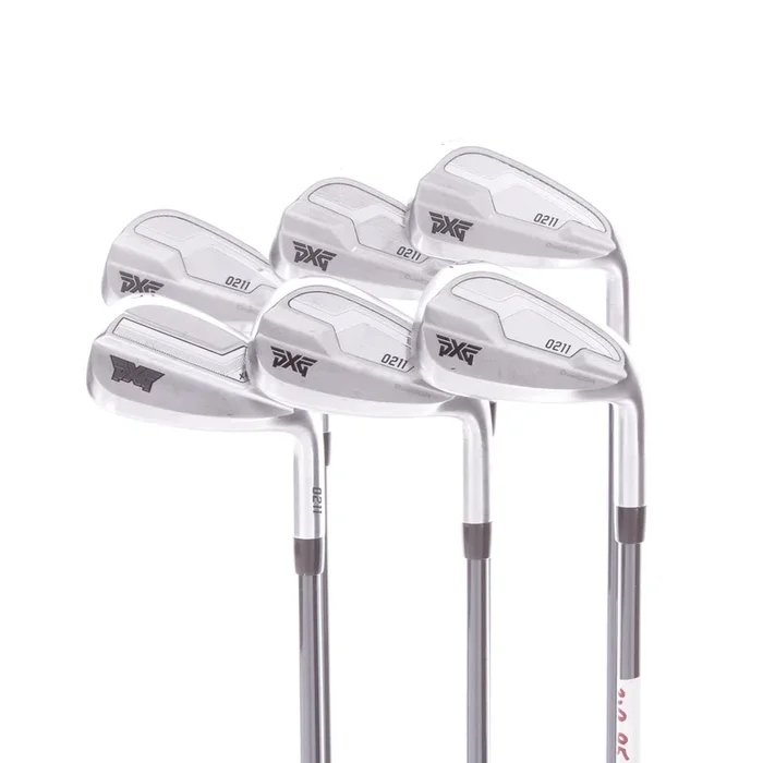 PXG-Parsons Xtreme Golf 0211 Dualcor Graphite Men’s Right Hand Irons 6-GW Stiff – Recoil Dart F4