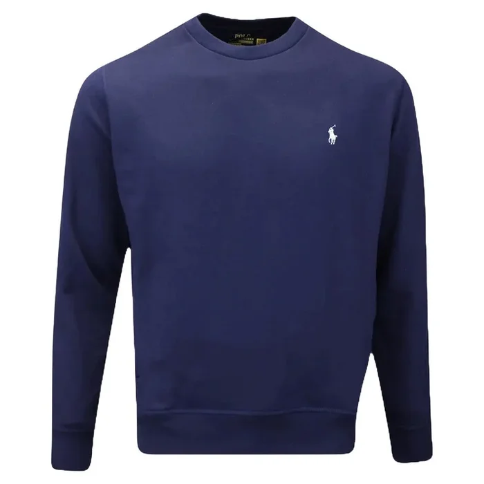 Ralph Lauren Magic Fleece Crewneck Golf Sweater Refined Navy – FW24 Men