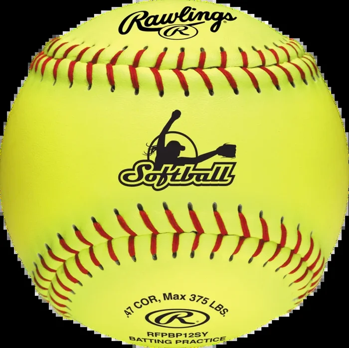 Rawlings 12″ Collegiate & High School Travel Practice Fastpitch Softball – Half Dozen