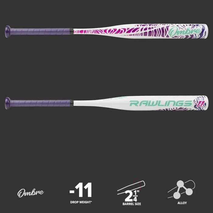 Rawlings FPZO11 Ombre Alloy -11 oz. Softball Bat