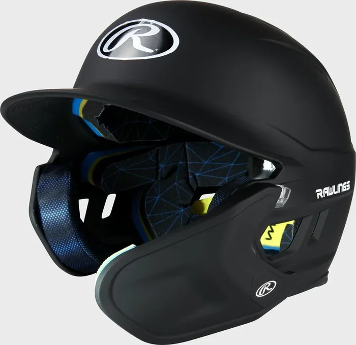 Rawlings Mach Senior One-Tone Matte Helmet with Extended Flap