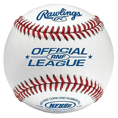 Rawlings NFHS Official League Leather Baseballs – Dozen