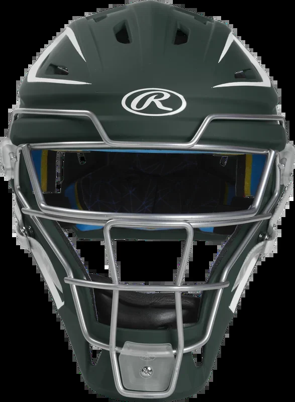 Rawlings Senior Mach 2-Tone Hockey Style Catchers Helmet – Matte
